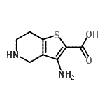 CAS#: 154274-58-5， 3-Amino-4,5,6,7-Tetrahydrothieno[3,2-c]Pyridine-2-Carboxylic Acid