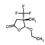 CAS#: 154389-75-0， (4S,5R)-5-Ethoxy-4-Methyl-4-(Trifluoromethyl)Dihydro-2(3H)-Furanone