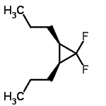 CAS#: 154413-36-2， (2R,3S)-1,1-Difluoro-2,3-Dipropylcyclopropane