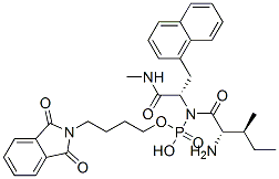 CAS#: 154438-97-8， 4-(1,3-Dioxoisoindol-2-Yl)Butyl-N-[(2S,3S)-3-Methyl-1-[[(2S)-2-Methylamino-3-Naphthalen-2-Ylpropanoyl]Amino]-1-Oxopentan-2-Yl]Phosphonamidic Acid