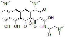 CAS#: 154445-07-5， N-[(E)-[(4S,4aS,5aR,12aS)-4,7-Bis(Dimethylamino)-10,11,12a-Trihydroxy-1,3,12-Trioxo-4a,5,5a,6-Tetrahydro-4H-Tetracen-2-Ylidene]-Hydroxymethyl]-2-Dimethylaminoacetamide