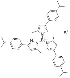 CAS#: 154508-19-7， (T-4)-Hydrotris[5-Methyl-3-[4-(1-Methylethyl)Phenyl]-1H-Pyrazolato]-Borate Potassium (1:1)