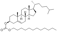structure of CAS# 15455-85-3, Cholesterol Lauryl Carbonate;[17-(1,5-Dimethylhexyl)-10,13-Dimethyl-2,3,4,7,8,9,11,12,14,15,16,17-Dodecahydro-1H-Cyclopenta[A]Phenanthren-3-Yl] Dodecyl Carbonate;Carbonic Acid [17-(1,5-Dimethylhexyl)-10,13-Dimethyl-2,3,4,7,8,9,11,12,14,15,16,17-Dodecahydro-1H-Cyclopenta[A]Phenanthren-3-Yl] Dodecyl Ester;Carbonic Acid [17-(1,5-Dimethylhexyl)-10,13-Dimethyl-2,3,4,7,8,9,11,12,14,15,16,17-Dodecahydro-1H-Cyclopenta[A]Phenanthren-3-Yl] Lauryl Ester