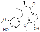 CAS#: 154677-96-0， (2R,3S)-1,4-Bis(4-Hydroxy-3-Methoxyphenyl)-2,3-Dimethylbutan-1-One