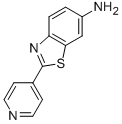 结构式 CAS# 154851-85-1, 2-(4-吡啶基)-6-苯并噻唑胺
