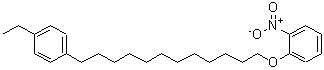 structure of CAS# 155056-63-6, 1-{[12-(4-Ethylphenyl)Dodecyl]Oxy}-2-Nitrobenzene;[12-(4-Ethylphenyl)dodecyl] 2-nitrophenyl ether;[12-(4-ETHYLPHENYL)DODECYL]2-NITROPHENYLETHER;2-[12-(4-ethylphenyl)dodecyloxy]-1-nitrobenzene