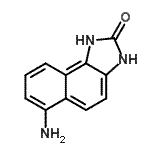CAS 登录号：155137-75-0， 6-氨基-1,3-二氢-2H-萘并[1,2-d]咪唑-2-酮