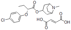 CAS#: 155156-22-2， 3-alpha-Tropanyl 2-(4-chlorophenoxy)butyrate (Z)-2-butenedioate (1:1)