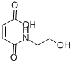 结构式 CAS# 15519-86-5, (2Z)-4-[(2-羟基乙基)氨基]-4-氧代-2-丁烯酸