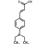 CAS#: 1552-97-2， (2E)-3-[4-(Diethylamino)Phenyl]Acrylic Acid