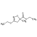 CAS#: 155431-01-9， Ethyl 3-Ethoxy-5-Methyl-4,5-Dihydro-1,2-Oxazole-5-Carboxylate