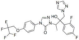 CAS#: 155432-64-7， 2-[(2R,3R)-3-(2,4-Difluorophenyl)-3-Hydroxy-4-(1,2,4-Triazol-1-Yl)Butan-2-Yl]-4-[4-(2,2,3,3-Tetrafluoropropoxy)Phenyl]-1,2,4-Triazol-3-One