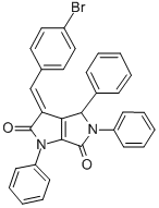 CAS#: 155593-00-3， (3Z)-3-[(4-Bromophenyl)Methylidene]-1,4,5-Tri(Phenyl)-4H-Pyrrolo[4,3-d]Pyrrole-2,6-Dione