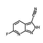 CAS#: 155601-83-5， 6-Fluoro-2H-Pyrazolo[3,4-b]Pyridine-3-Carbonitrile