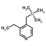 CAS#: 155620-77-2， 3-Ethyl-4-[(Trimethylsilyl)Methyl]Pyridine