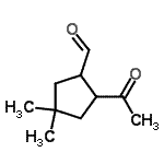 CAS#: 155785-06-1， 2-Acetyl-4,4-Dimethylcyclopentanecarbaldehyde