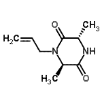 CAS#: 155836-80-9， (3S,6R)-1-Allyl-3,6-Dimethyl-2,5-Piperazinedione
