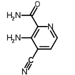 CAS#: 155879-89-3， 3-Amino-4-Cyano-2-Pyridinecarboxamide