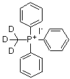 structure of CAS# 1560-56-1, (<Sup>2</Sup>H<Sub>3</Sub>)Methyl(Triphenyl)Phosphonium Iodide;(Methyl)triphenylphosphonium Iodide-d3;(METHYL-D3)TRIPHENYLPHOSPHONIUMIODIDE;Methyl-d3-triphenylphosphonium Iodide