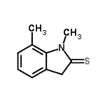 CAS#: 156136-68-4， 1,7-Dimethyl-1,3-Dihydro-2H-Indole-2-Thione