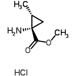 CAS#: 156258-66-1， Methyl (1S,2R)-1-Amino-2-Methylcyclopropanecarboxylate Hydrochloride (1:1)