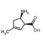 CAS#: 156292-40-9， (1S,5R)-5-Amino-3-Methyl-2-Cyclopentene-1-Carboxylic Acid
