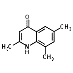 structure of CAS# 15644-93-6, 2,6,8-Trimethyl-4(1H)-Quinolinone;2,6,8-Trimethyl-4-quinolinol;Maybridge1_001349;ZINC00091463