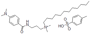CAS#: 156679-41-3， N-3-4-(dimethylamino)benzoylaminopropyl-N,N-dimethyl-1-Dodecanaminium salt with 4-methylbenzenesulfonic acid (1:1)