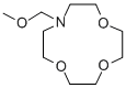 structure of CAS# 156731-04-3, 10-(Methoxymethyl)-1,4,7-Trioxa-10-Azoniacyclododecane;Zinc02516952