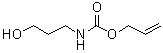 structure of CAS# 156801-29-5, Allyl (3-Hydroxypropyl)Carbamate;3- -1-PROPANOL;3-(Allyloxycarbonylamino)-1-propanol;Allyl N-(3-hydroxypropyl)carbamate