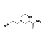 CAS#: 156833-96-4， 4-(2-Cyanoethyl)-2-Piperazinecarboxamide