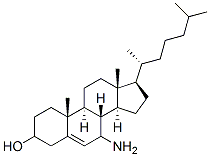 CAS#: 156856-03-0， (3S,8S,9S,10R,13R,14S,17R)-7-Amino-10,13-Dimethyl-17-[(2R)-6-Methylheptan-2-Yl]-2,3,4,7,8,9,11,12,14,15,16,17-Dodecahydro-1H-Cyclopenta[a]Phenanthren-3-Ol