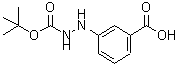 结构式 CAS# 156899-02-4, 3-(2-{[(2-甲基-2-丙基)氧基]羰基}肼基)苯甲酸