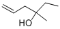 structure of CAS# 1569-44-4, 3-Methyl-5-Hexen-3-Ol;Methylaethylallylcarbinol [German];Methylethylallylcarbinol;111090_Aldrich
