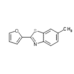 CAS#: 1569-82-0， 2-(2-Furyl)-6-Methyl-1,3-Benzothiazole