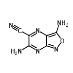 CAS#: 157224-99-2， 3,6-Diamino[1,2]Oxazolo[3,4-b]Pyrazine-5-Carbonitrile