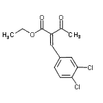 CAS 登录号：15725-31-2， 乙基(2E)-2-(3,4-二氯苄亚基)-3-氧代丁酸酯