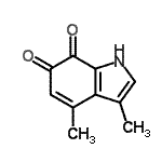 CAS#: 157583-30-7， 3,4-Dimethyl-1H-Indole-6,7-Dione