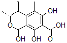 CAS#: 157643-56-6， (1S,3R,4S)-1,6,8-Trihydroxy-3,4,5-Trimethylisochroman-7-Carboxylic Acid