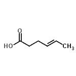 CAS#: 1577-20-4， (4E)-4-Hexenoic Acid