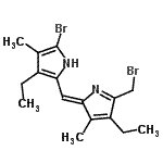 CAS#: 15770-14-6， 2-Bromo-5-{(Z)-[5-(Bromomethyl)-4-Ethyl-3-Methyl-2H-Pyrrol-2-Ylidene]Methyl}-4-Ethyl-3-Methyl-1H-Pyrrole