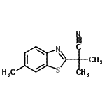 CAS#: 157763-98-9， 2-Methyl-2-(6-Methyl-1,3-Benzothiazol-2-Yl)Propanenitrile