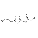 CAS#: 15777-38-5， 2-Chloro-N-(5-Propyl-1,3,4-Thiadiazol-2-Yl)Acetamide