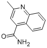 structure of CAS# 15821-13-3, 2-Methylquinoline-4-Carboxamide;2-Methyl-4-Quinolinecarboxamide;2-Methylcinchoninamide;Chemdiv2_003513