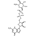 CAS#: 15839-74-4， [(2R,3S,4R,5R)-5-(2-Amino-6-Oxo-3,6-Dihydro-9H-Purin-9-Yl)-3,4-Dihydroxytetrahydro-2-Furanyl]Methyl (2R,3S,4S,5S,6R)-3,4,5-Trihydroxy-6-Methyltetrahydro-2H-Pyran-2-Yl Dihydrogen Diphosphate