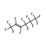 结构式 CAS# 1584-00-5, (2E)-1,1,1,2,3,4,4,5,5,6,6,6-十二氟-2-己烯