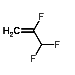 structure of CAS# 158664-13-2, 2,3,3-Trifluoro-1-Propene;1243yf;2,3,3-Trifluoroprop-1-ene;2,3,3-Trifluoropropene