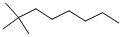 structure of CAS# 15869-87-1, 2,2-Dimethyloctane;2,2-Dimethyloctane;Inchi=1/C10h22/C1-5-6-7-8-9-10(2,3)4/H5-9H2,1-4H
