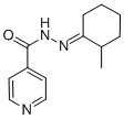 CAS#: 15885-63-9， N'-(2-Methylcyclohexylidene)Isonicotinic Hydrazide