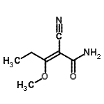 CAS#: 158951-25-8， (2Z)-2-Cyano-3-Methoxy-2-Pentenamide